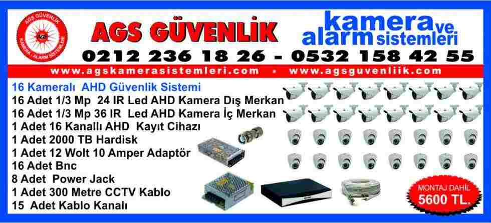 AHD kamera teknolojisi ile net görüntü!